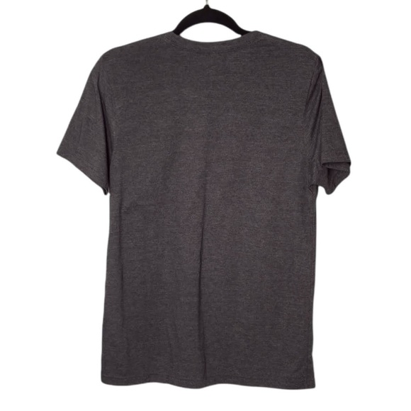 CANVAS Womens M Gray White Graphic Tee T-Shirt Top "Support Wildlife Raise Boys" - Picture 2 of 7